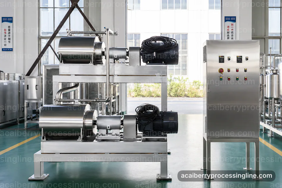 Industrial Acai Berry Processing Line: Proposal Requirements Operating Stage industrial acai berry processing line, proposal requirements: pulping with seed separation section operating stage